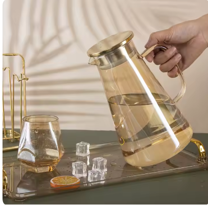 Miniatura 2 de SET DE JARRA Y POCILLOS VIDRIO JARRA 1.5